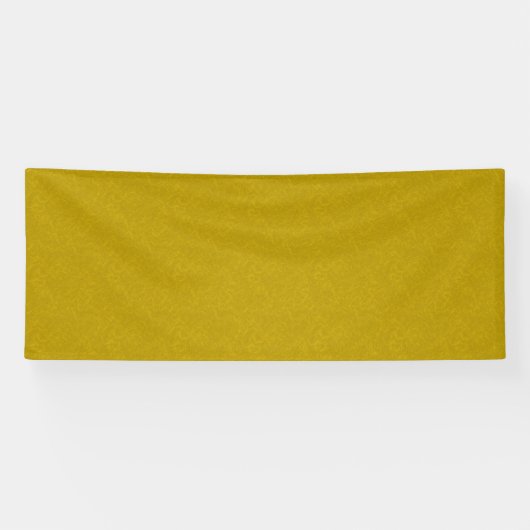 Gele textuur oppervlak met wervelend patroon spandoek (Horizontaal)