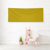 Gele textuur oppervlak met wervelend patroon spandoek (Insitu)