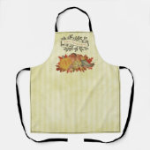 Gele Thanksgiving Pompoenen en Squash Schort (Voorkant)