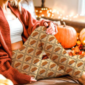 Gele Thanksgiving Turkije vakantiepatroon Leggings