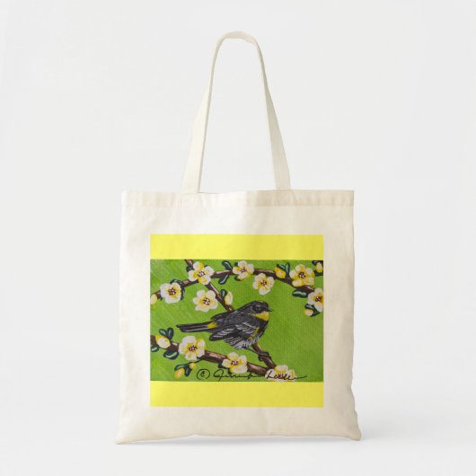 Gele Throat Warbler ~ Spring Tote Bag (Voorkant)
