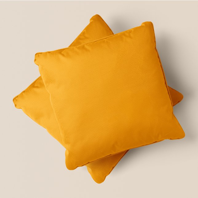 Gele tinten - Goudgeel - #EAA727 - Kussen (Shades Of Yellow - Goldenish Yellow - #EAA727 - Throw Pillow)