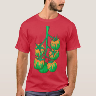 Gele tomatengroenten tomaten Voedsel Vegan Veget T-shirt