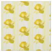 Gele toneelpatronen stof (Swatch)