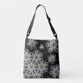 Gele Torusphere PolyHexaBloom Crossbody Bag Crossbody Tas (Achterkant)