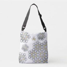 Gele Torusphere PolyHexaBloom Crossbody tas