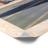 Gele Tram, Augusta Street Arch. Lissabon, Portugal Poster (Hoek)