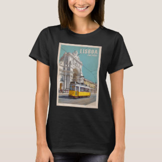 Gele Tram, Augusta Street Arch. Lissabon, Portugal T-shirt