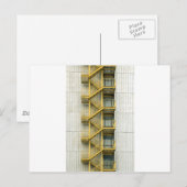 gele trappen briefkaart (Voorkant / Achterkant)