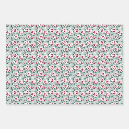 Gele trendy verjaardags zomerbloemen voor haar inpakpapier vel (Voorkant 2)