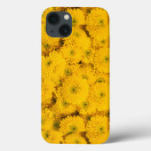 Gele tuin asters mama's chrysanten bloem Case-Mate iPhone case (Achterkant)