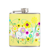 Gele tuin heupfles (Voorkant)