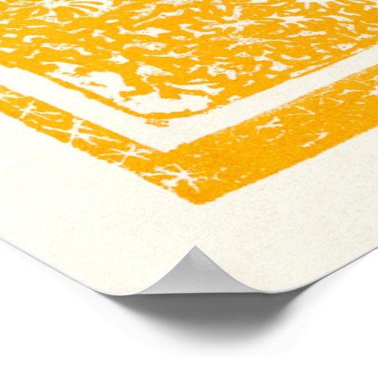 Gele tuin poster (Hoek)