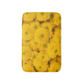 Gele tuinasters Perfecte kleurenzomerbloem Badmat (Voorkant Verticaal)