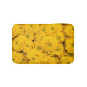 Gele tuinasters Perfecte kleurenzomerbloem Badmat (Voorkant)