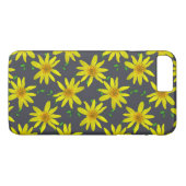 Gele tuinbloem op elke kleur Case-Mate iPhone case (Achterkant (Horizontaal))