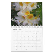 Gele tuinbloemen kalender (Jan 2027)