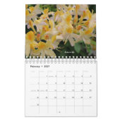 Gele tuinbloemen kalender (Feb 2027)