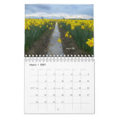Gele tuinbloemen kalender (Mar 2027)