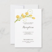 Gele Tuinrozen - Ontvangstkaart Kaart (Voorkant)