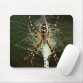 Gele tuinspin muismat (Met muis)