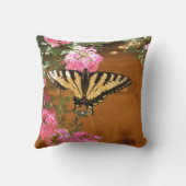 Gele tuinvlinder kussen (Achterkant)