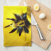 Gele Tulip Tea Towel Theedoek (Quarter Fold)