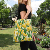 Gele Tulp Afbeelding Nr. 2 Tote Tas