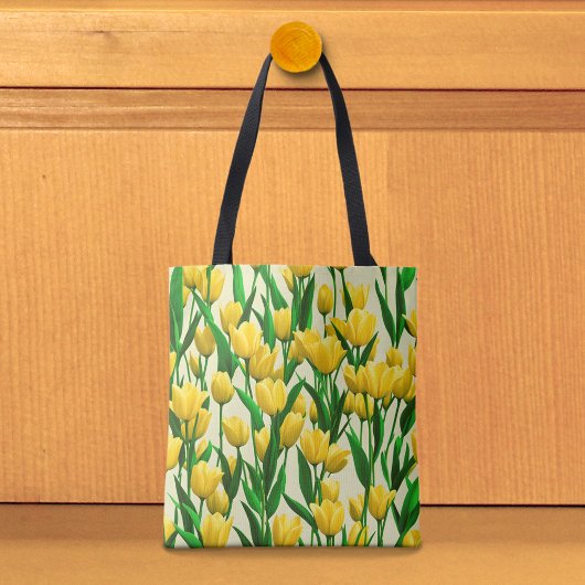 Gele Tulp Afbeelding Nr. 2 Tote Tas