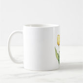 Gele Tulp Bloem   Koffiemok (Links)