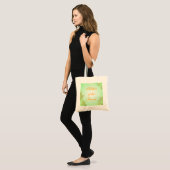 gele tulp bloemen moeder van de bruidegom tote bag (Voorkant (model))