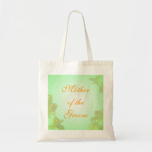 gele tulp bloemen moeder van de bruidegom tote bag (Voorkant)