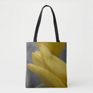 Gele Tulp – Krachtige Botanische Kunst Tas