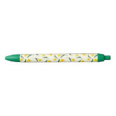 Gele Tulp Patroon  Zwarte Inkt Pen (Voorkant)