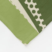 Gele tulpbloem fleece deken (Hoek)