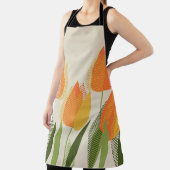 Gele tulpbloem schort (Insitu)