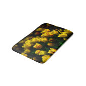 Gele tulpbloemen badmat (Gekanteld)