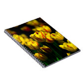 Gele tulpbloemen notitieboek (Rechterzijde)