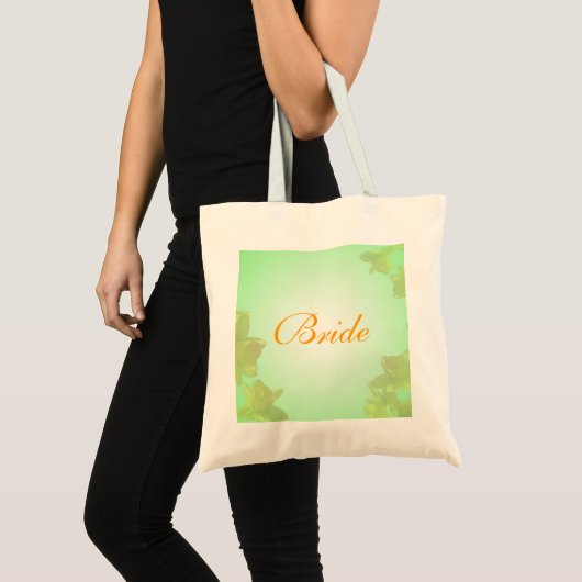 gele tulpbloemen omhuld tote bag (Voorkant (product))