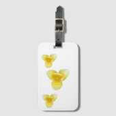 Gele Tulpen Bagagelabel (Voorkant (verticaal))