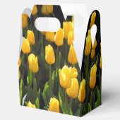 Gele tulpen bedankdoosjes (Geopend)