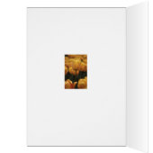 Gele Tulpen Blanco Kaart (Binnen (Links))