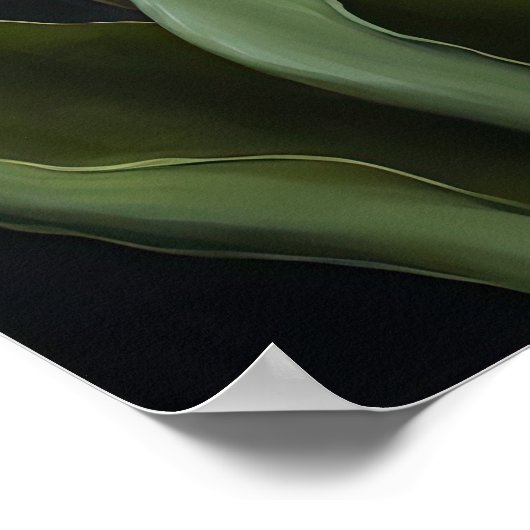 Gele Tulpen Bloemenkunst Print Poster (Hoek)