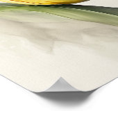 Gele Tulpen Bloemenkunst Print Poster (Hoek)