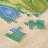 Gele Tulpen, boer, kunstschilder Legpuzzel (Zijkant)