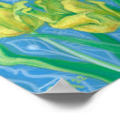 Gele Tulpen, boer, kunstschilder Poster (Hoek)