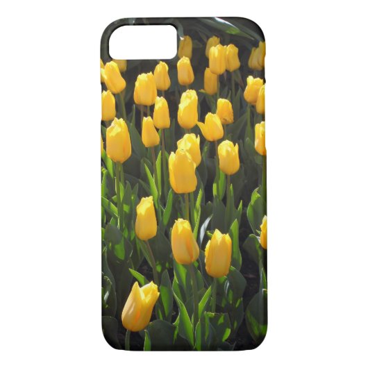 Gele tulpen Case-Mate iPhone case (Achterkant)