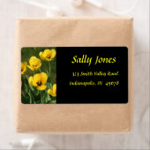 Gele tulpen etiket (Insitu)