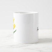 Gele Tulpen Grote Koffiekop (Voorkant)
