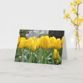 Gele tulpen kaart (Gele Bloem)